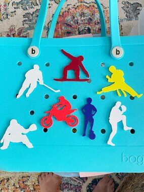 Male Sports Bogg Charms-Soccer-Baseball-Hockey-Motocross Bogg Charms-New!
